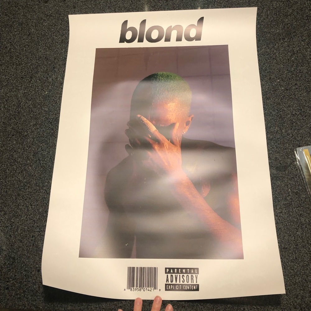 Frank Ocean Blond Poster